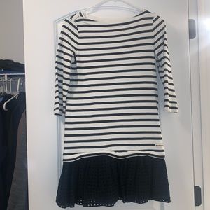 Kate Spade/Broome Street Size XS Striped Dress
